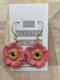 Perfect Cali poppy dangle earring